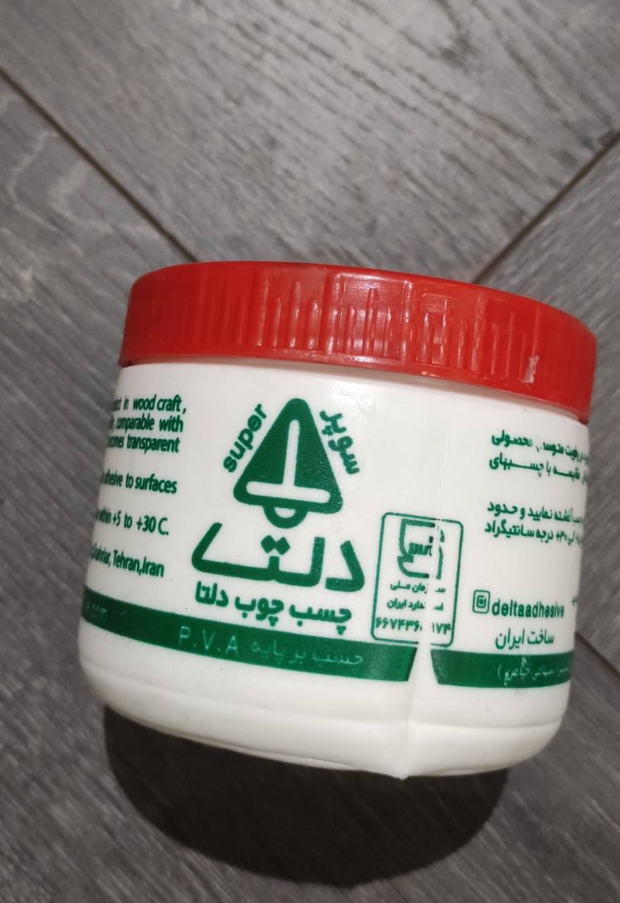 چسب چوب نیم کیلویی برند دلتا